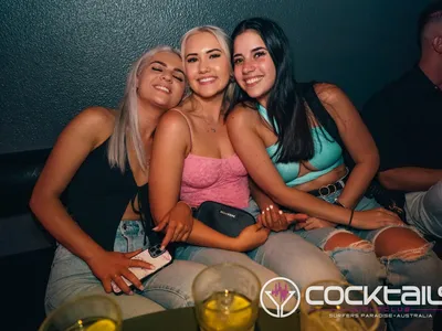 A professional photo of guests enjoying themselves at Cocktails Nightclub from our gallery.