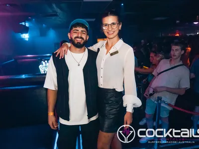 A professional photo of guests enjoying themselves at Cocktails Nightclub from our gallery.