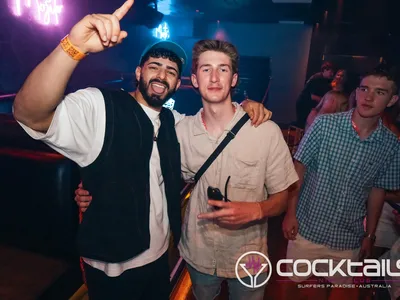 A professional photo of guests enjoying themselves at Cocktails Nightclub from our gallery.