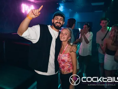 A professional photo of guests enjoying themselves at Cocktails Nightclub from our gallery.