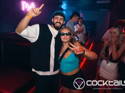 A professional photo of guests enjoying themselves at Cocktails Nightclub from our gallery.