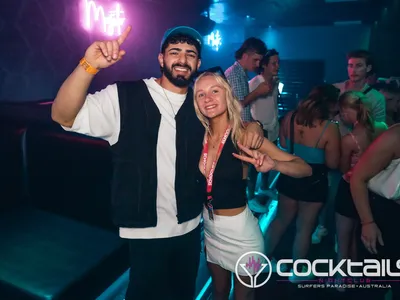 A professional photo of guests enjoying themselves at Cocktails Nightclub from our gallery.