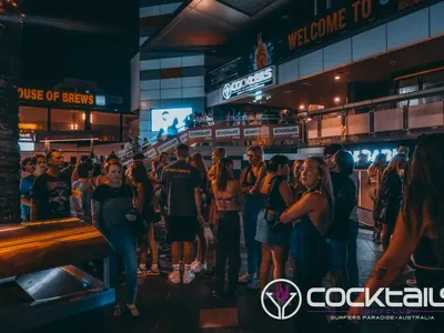 A professional photo of guests enjoying themselves at Cocktails Nightclub from our gallery.