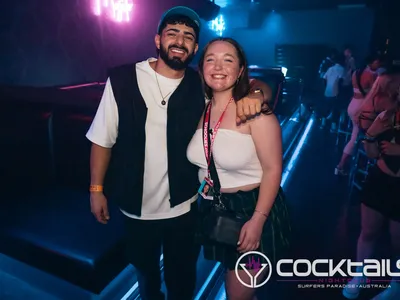 A professional photo of guests enjoying themselves at Cocktails Nightclub from our gallery.