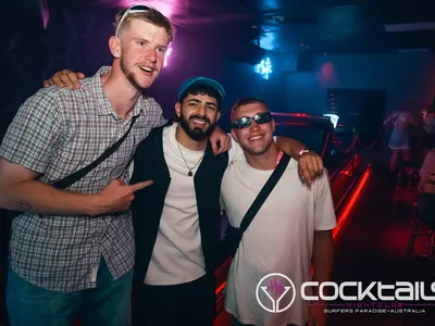 A professional photo of guests enjoying themselves at Cocktails Nightclub from our gallery.