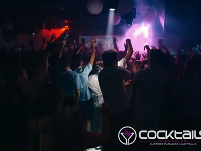 A professional photo of guests enjoying themselves at Cocktails Nightclub from our gallery.