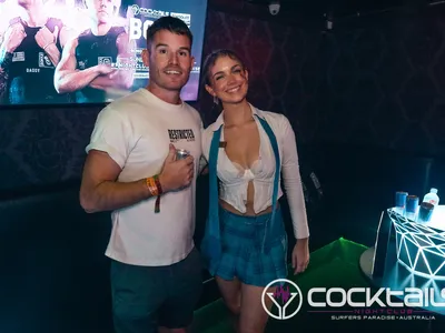 A professional photo of guests enjoying themselves at Cocktails Nightclub from our gallery.