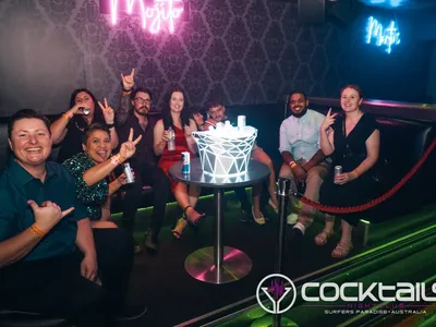 A professional photo of guests enjoying themselves at Cocktails Nightclub from our gallery.