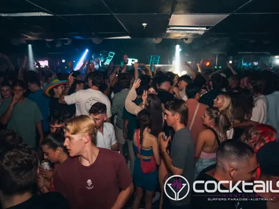 A professional photo of guests enjoying themselves at Cocktails Nightclub from our gallery.