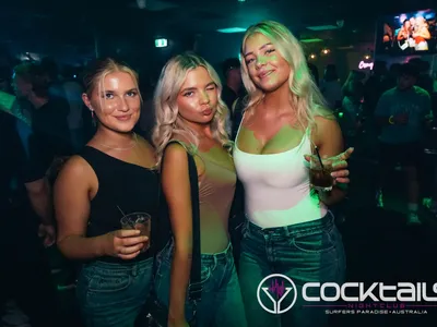 A professional photo of guests enjoying themselves at Cocktails Nightclub from our gallery.