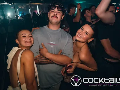 A professional photo of guests enjoying themselves at Cocktails Nightclub from our gallery.