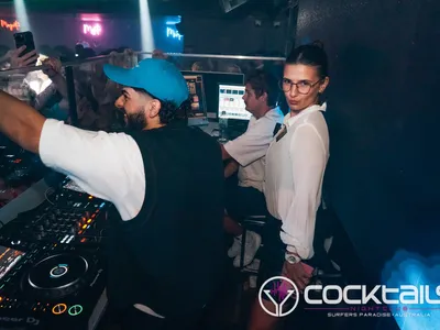 A professional photo of guests enjoying themselves at Cocktails Nightclub from our gallery.