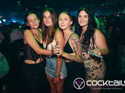 A professional photo of guests enjoying themselves at Cocktails Nightclub from our gallery.