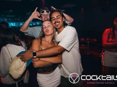 A professional photo of guests enjoying themselves at Cocktails Nightclub from our gallery.