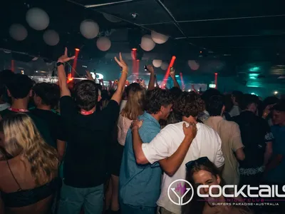 A professional photo of guests enjoying themselves at Cocktails Nightclub from our gallery.