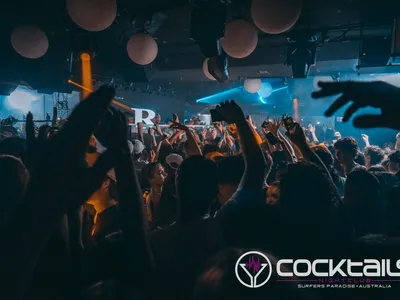 A professional photo of guests enjoying themselves at Cocktails Nightclub from our gallery.