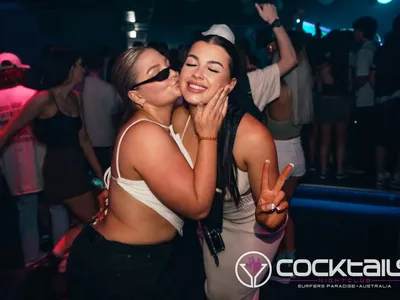 A professional photo of guests enjoying themselves at Cocktails Nightclub from our gallery.