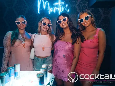 A professional photo of guests enjoying themselves at Cocktails Nightclub from our gallery.