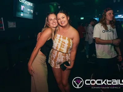 A professional photo of guests enjoying themselves at Cocktails Nightclub from our gallery.