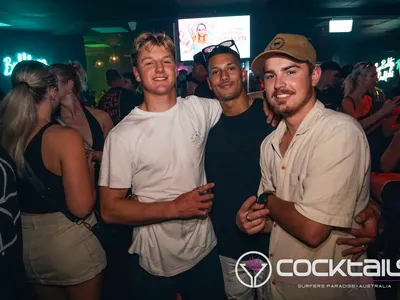 A professional photo of guests enjoying themselves at Cocktails Nightclub from our gallery.