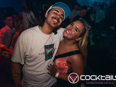 A professional photo of guests enjoying themselves at Cocktails Nightclub from our gallery.