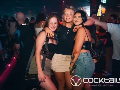 A professional photo of guests enjoying themselves at Cocktails Nightclub from our gallery.