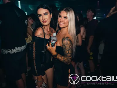 A professional photo of guests enjoying themselves at Cocktails Nightclub from our gallery.