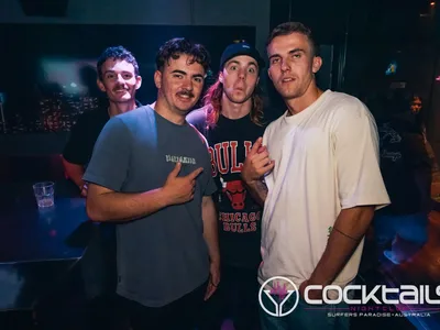 A professional photo of guests enjoying themselves at Cocktails Nightclub from our gallery.