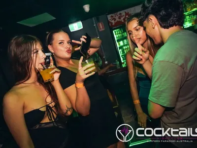 A professional photo of guests enjoying themselves at Cocktails Nightclub from our gallery.