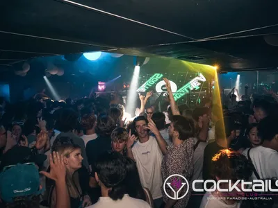 A professional photo of guests enjoying themselves at Cocktails Nightclub from our gallery.