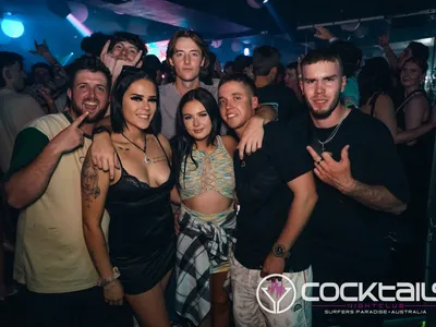 A professional photo of guests enjoying themselves at Cocktails Nightclub from our gallery.