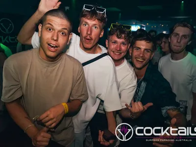 A professional photo of guests enjoying themselves at Cocktails Nightclub from our gallery.