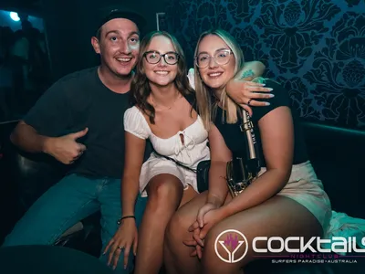 A professional photo of guests enjoying themselves at Cocktails Nightclub from our gallery.