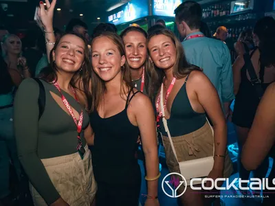 A professional photo of guests enjoying themselves at Cocktails Nightclub from our gallery.