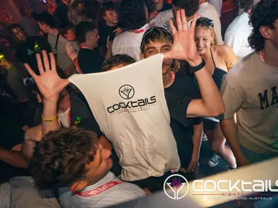 A professional photo of guests enjoying themselves at Cocktails Nightclub from our gallery.