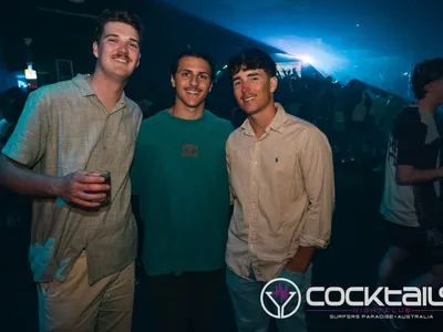 A professional photo of guests enjoying themselves at Cocktails Nightclub from our gallery.