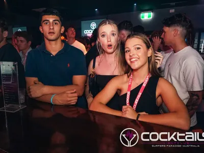 A professional photo of guests enjoying themselves at Cocktails Nightclub from our gallery.