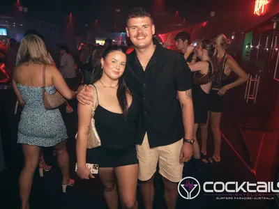 A professional photo of guests enjoying themselves at Cocktails Nightclub from our gallery.