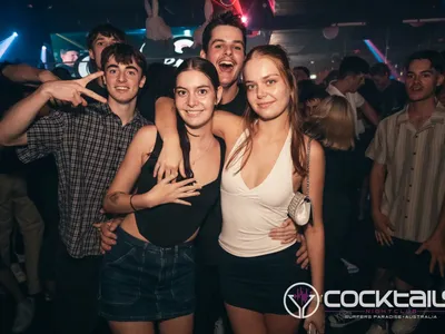 A professional photo of guests enjoying themselves at Cocktails Nightclub from our gallery.