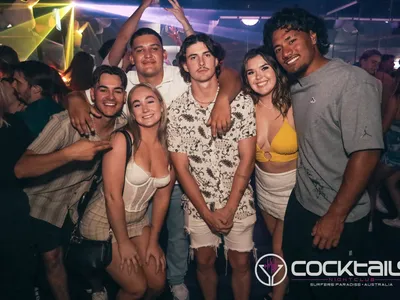 A professional photo of guests enjoying themselves at Cocktails Nightclub from our gallery.