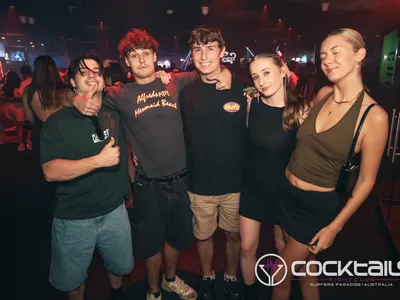 A professional photo of guests enjoying themselves at Cocktails Nightclub from our gallery.