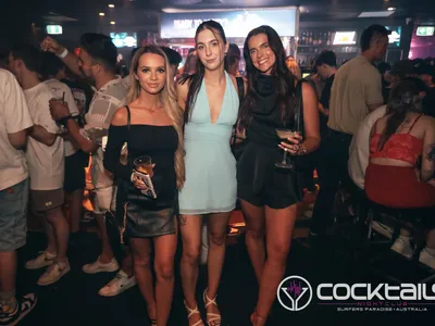 A professional photo of guests enjoying themselves at Cocktails Nightclub from our gallery.