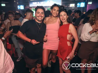 A professional photo of guests enjoying themselves at Cocktails Nightclub from our gallery.