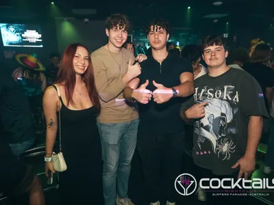 A professional photo of guests enjoying themselves at Cocktails Nightclub from our gallery.