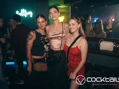 A professional photo of guests enjoying themselves at Cocktails Nightclub from our gallery.