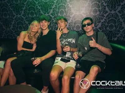 A professional photo of guests enjoying themselves at Cocktails Nightclub from our gallery.