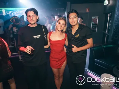 A professional photo of guests enjoying themselves at Cocktails Nightclub from our gallery.