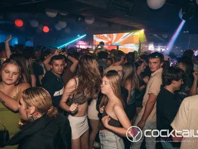 A professional photo of guests enjoying themselves at Cocktails Nightclub from our gallery.