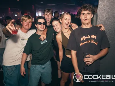 A professional photo of guests enjoying themselves at Cocktails Nightclub from our gallery.