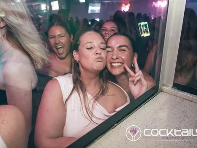 A professional photo of guests enjoying themselves at Cocktails Nightclub from our gallery.